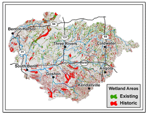SJRW Wetland Loss Map